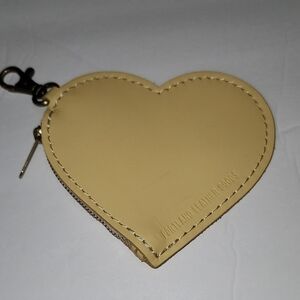 Portland Leather Heart Key Holder - Vanilla■New■☆
